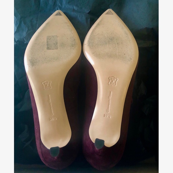 Gianvito Rossi/Lace Up Pumps/Burgundy - Picture 4 of 8